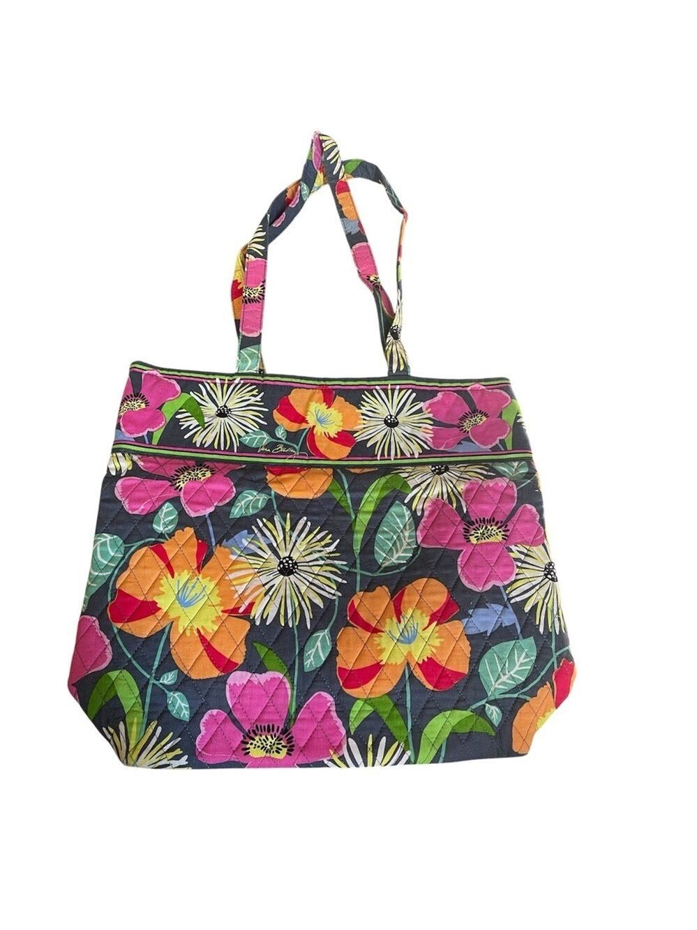 Vera Bradley Floral Tote Bag - Picture 7 of 14